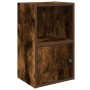 Estantería madera de ingeniería roble ahumado 31x24x52 cm de , Librerías y estanterías - Ref: Foro24-860323, Precio: 35,97 €,...