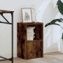 Estantería madera de ingeniería roble ahumado 31x24x52 cm de , Librerías y estanterías - Ref: Foro24-860323, Precio: 35,97 €,...
