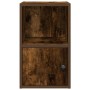 Estantería madera de ingeniería roble ahumado 31x24x52 cm de , Librerías y estanterías - Ref: Foro24-860323, Precio: 35,97 €,...