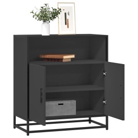 Aparador de madera de ingeniería negro 68x35x76 cm de , Aparadores - Ref: Foro24-848999, Precio: 82,32 €, Descuento: %