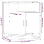 Aparador de madera de ingeniería negro 68x35x76 cm de , Aparadores - Ref: Foro24-848999, Precio: 82,32 €, Descuento: %