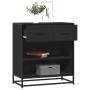 Aparador de madera de ingeniería negro 68x35x76 cm de , Aparadores - Ref: Foro24-848984, Precio: 84,00 €, Descuento: %