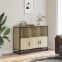 Aparador de madera contrachapada roble sonoma 100x35x76 cm de , Aparadores - Ref: Foro24-849030, Precio: 98,41 €, Descuento: %