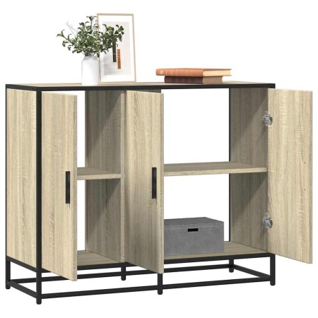 Aparador madera de ingeniería roble sonoma 94x35x76 cm de , Aparadores - Ref: Foro24-849005, Precio: 95,80 €, Descuento: %