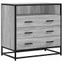 Cajonera de madera contrachapada gris sonoma 70x41x70 cm de , Cajoneras - Ref: Foro24-849087, Precio: 122,09 €, Descuento: %