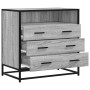 Cajonera de madera contrachapada gris sonoma 70x41x70 cm de , Cajoneras - Ref: Foro24-849087, Precio: 122,09 €, Descuento: %