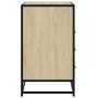 Cajonera de madera contrachapada color roble sonoma 70x41x70 cm de , Cajoneras - Ref: Foro24-849085, Precio: 118,39 €, Descue...