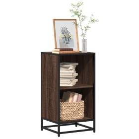 Estantería madera de ingeniería color marrón roble 40x35x76 cm de , Librerías y estanterías - Ref: Foro24-849098, Precio: 56,...