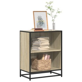 Estantería madera de ingeniería color roble sonoma 60x35x76 cm de , Librerías y estanterías - Ref: Foro24-849100, Precio: 65,...
