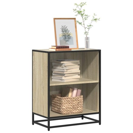 Estantería madera de ingeniería color roble sonoma 60x35x76 cm de , Librerías y estanterías - Ref: Foro24-849100, Precio: 65,...