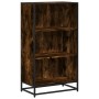 Estantería madera ingeniería color roble ahumado 60x35x107,5 cm de , Librerías y estanterías - Ref: Foro24-849116, Precio: 84...