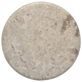 Tablero para mesa mármol gris Ø50x2,5 cm de vidaXL, Tableros para mesas - Ref: Foro24-149194, Precio: 90,68 €, Descuento: %