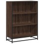 Estantería madera ingeniería roble marrón 80,5x35x107,5 cm de , Librerías y estanterías - Ref: Foro24-849123, Precio: 94,05 €...