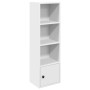Estantería de madera de ingeniería blanca 31x24x102 cm de , Librerías y estanterías - Ref: Foro24-860337, Precio: 48,91 €, De...