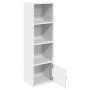 Estantería de madera de ingeniería blanca 31x24x102 cm de , Librerías y estanterías - Ref: Foro24-860337, Precio: 48,91 €, De...