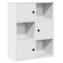 Estantería de madera de ingeniería blanca 60x24x76,5 cm de , Librerías y estanterías - Ref: Foro24-860382, Precio: 65,04 €, D...