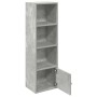 Estantería de madera de ingeniería gris hormigón 31x24x102 cm de , Librerías y estanterías - Ref: Foro24-860340, Precio: 47,7...