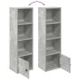 Estantería de madera de ingeniería gris hormigón 31x24x102 cm de , Librerías y estanterías - Ref: Foro24-860340, Precio: 47,7...