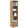 Estantería de madera de ingeniería roble artisan 31x24x127 cm de , Librerías y estanterías - Ref: Foro24-860354, Precio: 59,5...