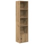Estantería de madera de ingeniería roble artisan 31x24x127 cm de , Librerías y estanterías - Ref: Foro24-860354, Precio: 59,5...