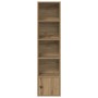 Estantería de madera de ingeniería roble artisan 31x24x127 cm de , Librerías y estanterías - Ref: Foro24-860354, Precio: 59,5...