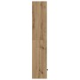 Estantería de madera de ingeniería roble artisan 31x24x127 cm de , Librerías y estanterías - Ref: Foro24-860354, Precio: 59,5...