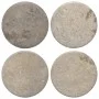Tablero para mesa mármol gris Ø50x2,5 cm de vidaXL, Tableros para mesas - Ref: Foro24-149194, Precio: 90,68 €, Descuento: %