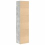 Estantería de madera de ingeniería gris hormigón 31x24x127 cm de , Librerías y estanterías - Ref: Foro24-860349, Precio: 55,0...