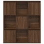 Estantería de madera de ingeniería marrón roble 89x24x101,5 cm de , Librerías y estanterías - Ref: Foro24-860406, Precio: 96,...