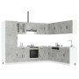Mueble cocina Kalmar gris hormigón 14 pzas madera contrachapada de , Armarios de cocina - Ref: Foro24-3314975, Precio: 961,41...