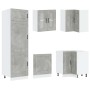 Mueble cocina Kalmar gris hormigón 14 pzas madera contrachapada de , Armarios de cocina - Ref: Foro24-3314975, Precio: 961,41...