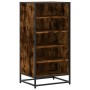 Zapatero madera contrachapada roble ahumado 48x38x97,5 cm de , Zapateros y organizadores de calzado - Ref: Foro24-849206, Pre...