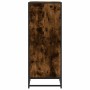 Zapatero madera contrachapada roble ahumado 48x38x97,5 cm de , Zapateros y organizadores de calzado - Ref: Foro24-849206, Pre...