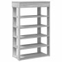 Mueble zapatero madera de ingeniería gris Sonoma 60x30x98 cm de , Zapateros y organizadores de calzado - Ref: Foro24-859928, ...