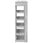 Mueble zapatero madera de ingeniería gris Sonoma 60x30x98 cm de , Zapateros y organizadores de calzado - Ref: Foro24-859928, ...