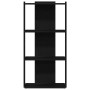 Librería de 3 estantes madera de ingeniería negro 60x30x120 cm de , Librerías y estanterías - Ref: Foro24-860266, Precio: 61,...