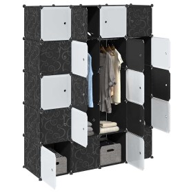Organizador de cubos almacenamiento 20 cubos varillas colgar PP de , Almacenamiento de ropa y armarios - Ref: Foro24-4019586,...
