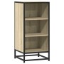 Aparador madera ingeniería y metal roble Sonoma 35,5x35x76 cm de , Aparadores - Ref: Foro24-848950, Precio: 53,09 €, Descuent...
