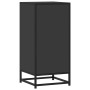 Aparador de madera de ingeniería y metal negro 35,5x35x76 cm de , Aparadores - Ref: Foro24-848959, Precio: 71,51 €, Descuento: %