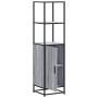 Aparador alto madera ingeniería metal gris sonoma 35,5x35x13 cm de , Aparadores - Ref: Foro24-849047, Precio: 79,01 €, Descue...