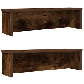 Estantes de cocina apilables 2 uds roble ahumado 50x15x16 cm de , Contenedores para utensilios de cocina - Ref: Foro24-860490...