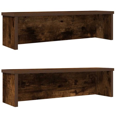 Estantes de cocina apilables 2 uds roble ahumado 50x15x16 cm de , Contenedores para utensilios de cocina - Ref: Foro24-860490...