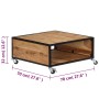 Mesa de centro de madera maciza de acacia 70x70x32 cm en Mesas de centro | Comprar online en Foru.es