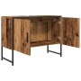 Mueble de lavabo madera de ingeniería envejecida 80x33x60 cm de , Tocadores de baño - Ref: Foro24-857704, Precio: 69,39 €, De...
