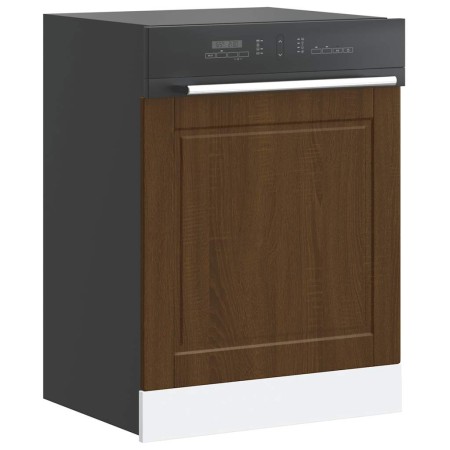 Panel para lavavajillas Porto madera contrachapada roble marrón de , Armarios de cocina - Ref: Foro24-854144, Precio: 36,31 €...
