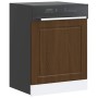 Panel para lavavajillas Porto madera contrachapada roble marrón de , Armarios de cocina - Ref: Foro24-854144, Precio: 36,31 €...