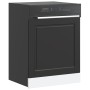 Panel para lavavajillas Porto madera contrachapada negro de , Armarios de cocina - Ref: Foro24-854138, Precio: 43,56 €, Descu...