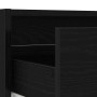 Mueble de TV con luces LED roble negro 100X35,5x25 cm de , Muebles TV - Ref: Foro24-860239, Precio: 87,65 €, Descuento: %