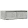 Mueble de TV con luces LED gris hormigón 75x35,5x25 cm de , Muebles TV - Ref: Foro24-860232, Precio: 67,03 €, Descuento: %