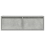 Mueble de TV con luces LED gris hormigón 75x35,5x25 cm de , Muebles TV - Ref: Foro24-860232, Precio: 67,03 €, Descuento: %